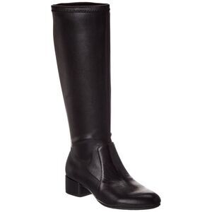 Dune London Topsy Leather Boot, Black